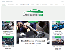 Tablet Screenshot of angkorcarguide.com